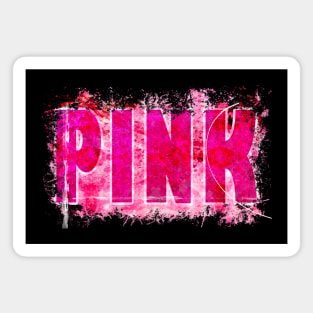 Pink Abstract Magnet